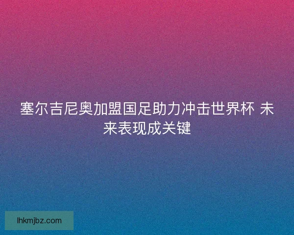 塞尔吉尼奥加盟国足助力冲击世界杯 未来表现成关键